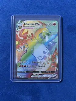 Pokemon Charizard VMAX (Secret) - Champion's Path TCG NM Black Star - Image 1