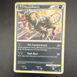 Pokemon TCG Houndoom 10/95 Call of Legends Holo Rare Stage 1 Eng 2011 HP90 - Image 1
