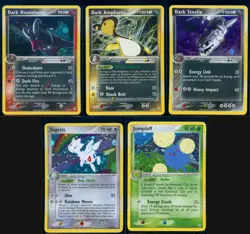 Pokemon EX TEAM ROCKET RETURNS - 5 Holo Cards Bundle - ENG - Near Mint - Image 1