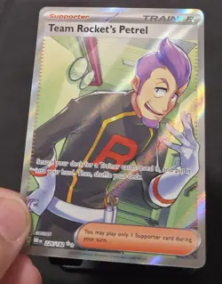 Team Rocket's Petrel 226/182 Holo Ultra Rare English Sv10 Full Art - Image 2