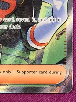 Pokemon TCG Trainer Supporter Team Rocket's Petrel 226/182 LP - Image 2
