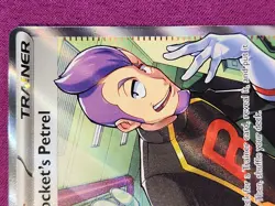 Pokemon TCG Trainer Supporter Team Rocket's Petrel 226/182 LP - Image 5