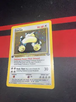 1ST EDITION 1999 Pokemon Jungle Snorlax 11/64 Holo Foil Rare WOTC - Image 2
