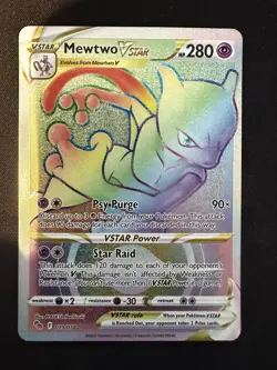 Pokemon Mewtwo VSTAR 079/078 Secret Rare Full Art Holo (EN) 2022 - Image 1