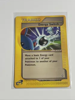 Energy Switch 120/147 Aquapolis Uncommon English Pokemon Card - Image 1
