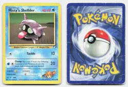 Misty's Shellder 89/132 Common Gym Heroes Pokemon Unlimited DMG - Image 3