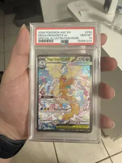 2026 POKEMON ASCENDED HEROES SPECIAL ILLUSTRATION RARE MEGA DRAGONITE EX PSA 10 - Image 5