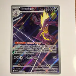 Toxtricity 103/094 Me02: Phantasmal Flames Holo Pokemon TCG Pack Fresh NM - Image 1