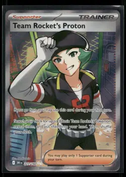 Team Rocket's Proton 227/182 Destined Rivals Holo NM/M Pokemon - Image 1