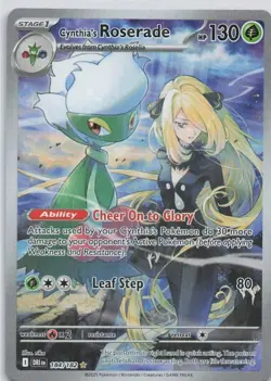 Cynthia's Roserade 184/182 Destined Rivals Pokemon TCG Illustration Rare English - Image 1