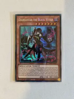 Yugioh Diabellstar The Black Witch RA03-EN032 Collector's Rare 1st Ed NM - Image 1