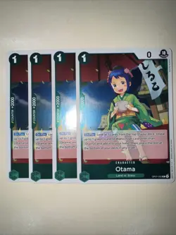 One Piece TCG OP07-022 Otama X4 Playset English Card Game CCG - Image 1
