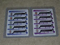 Nintendo Game Boy Advance Pokemon Lot of 2 Battle Record Cards Freezing Poison E - Image 2