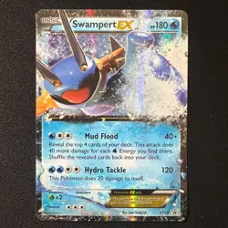 Swampert EX XY55 – XY Black Star Promo Holo Pokemon Cards TCG LP - Image 1