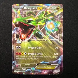 Rayquaza EX XY73 XY Black Star Promo Holo Pokemon Card LP - Image 1