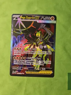 Mega Zygards EX 104/88 SR Full Art Pokemon Card Perfect Order NM English - Image 1