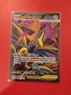Mega Skarmory Ex 106/88 Perfect Order Pokemon TCG Full Art Holo Card - Image 1