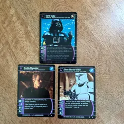 Star Wars TCG WOTC Promo Lot of 3 Cards NM/M Darth Vader FOIL Promo 32 - Image 1