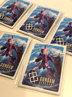 50x Gundam Card Game Prerelease Promo Sleeves (5 packs of 10 Sleeves) New Unused - Image 1