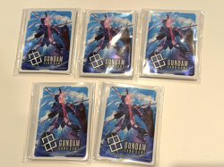 50x Gundam Card Game Prerelease Promo Sleeves (5 packs of 10 Sleeves) New Unused - Image 3