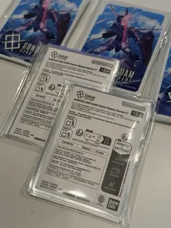 50x Gundam Card Game Prerelease Promo Sleeves (5 packs of 10 Sleeves) New Unused - Image 4