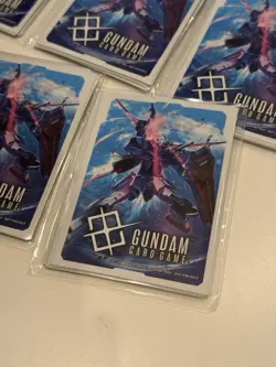 50x Gundam Card Game Prerelease Promo Sleeves (5 packs of 10 Sleeves) New Unused - Image 5
