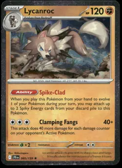 Lycanroc - (Cosmos Foil) Holo Promo Miscellaneous Cards & Products 085/159 NM - Image 1