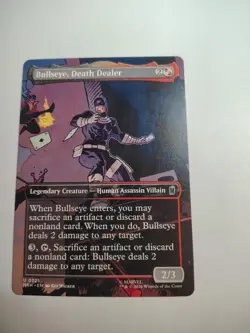 Bullseye, Death Dealer (Borderless) 325 Marvel Magic: The Gathering Foil NM/M - Image 1