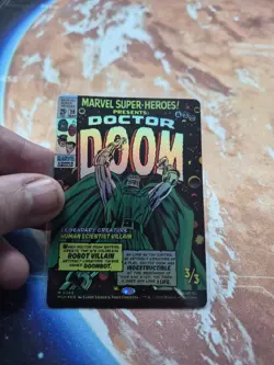 Magic the Gathering Doctor Doom 0394 Marvel Super Heroes Borderless FOIL - Image 2