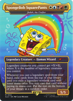 MTG SpongeBob SquarePants - Jodah, the Unifier - 1932 (SLD) NM - Image 1