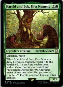 Magic the Gathering Harold and Bob, First Numens Fallout Commander MTG Free Ship - Image 1