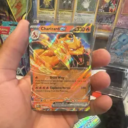 Pokemon TCG Charizard ex 006/165 SV 151 Holo Double Rare English Mint - Image 2