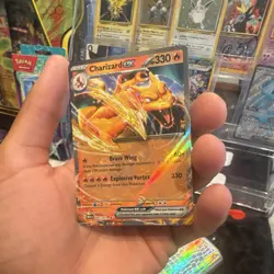 Pokemon TCG Charizard ex 006/165 SV 151 Holo Double Rare English Mint - Image 3