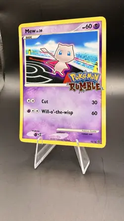 Pokemon TCG Mew Pokemon Rumble 10/16 LP+ Condition - Image 3