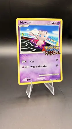 Pokemon TCG Mew Pokemon Rumble 10/16 LP+ Condition - Image 4