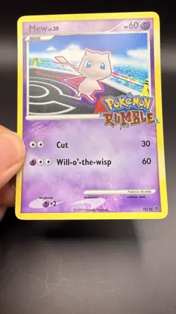 Pokemon TCG Mew Pokemon Rumble 10/16 LP+ Condition - Image 5