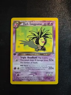 Pokemon Dark Exeggcutor 1st Edition 33/105 Neo Destiny Regular - Image 2