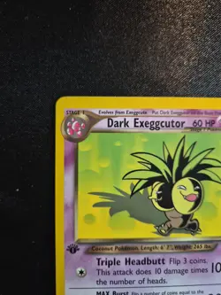 Pokemon Dark Exeggcutor 1st Edition 33/105 Neo Destiny Regular - Image 4