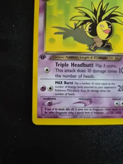 Pokemon Dark Exeggcutor 1st Edition 33/105 Neo Destiny Regular - Image 5