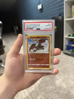 2023 POKEMON SWSH CROWN ZENITH #020 RADIANT CHARIZARD PSA 10! - Image 1
