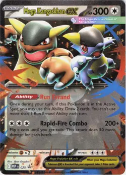 Mega Kangaskhan ex Mega Evolution Promos 025 Holo Pokemon TCG NM - Image 1