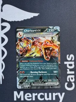 Pokemon TCG 1x Charizard EX - Paldean Fates - 054/091 NM - Image 1