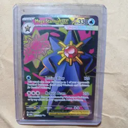 MEGA STARMIE EX FULL ART 102/88 CLEAN mint Pokemon TCG RARE - Image 1