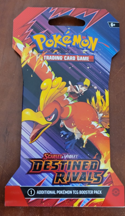 POKEMON TCG: DESTINED RIVALS SLEEVED BOOSTER PACK SCARLET & VIOLET HEAVY - Image 1