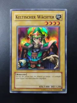 YUGIOH 2003 | CELTIC GUARDIAN | LOB-G005 (LOB-007) OLD GERMAN PRINT | EXCELLENT - Image 1