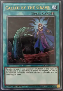 YuGiOh Called by the Grave Rare 1st Edition MAGO-EN156 - Image 1
