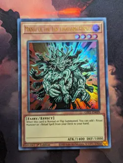 Manju of the Ten Thousand Hands GFP2-EN099 - 1st edition NM Ultra Rare YUGIOH - Image 1
