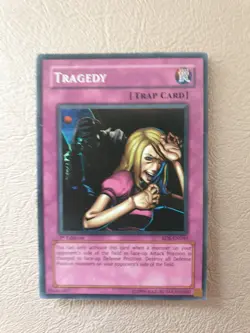 YUGIOH TRAGEDY SUPER RARE RDS-EN049 1ST ED NM - Image 1