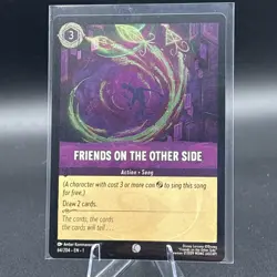 Disney Lorcana Friends On the Other Side 64/204-The First Chapter-COLD Foil Card - Image 1