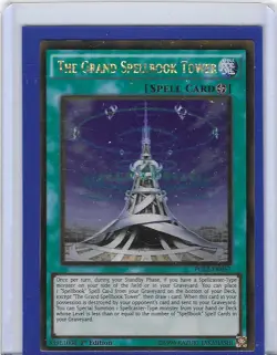 The Grand Spellbook Tower PGL2-EN057 - Gold Rare - Near Mint - Yugioh - Image 1